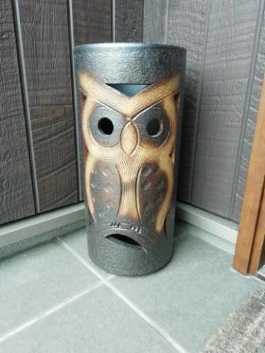 信楽焼  陶器 傘立て