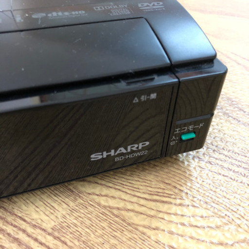 SHARP ブルーレイディスクレコーダー 訳有り