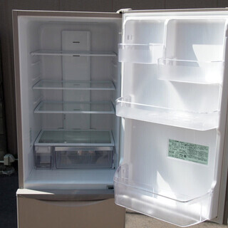 日立 HITACHI 3ドア 315リットル 冷蔵庫 R-K32JV ライトブラウン