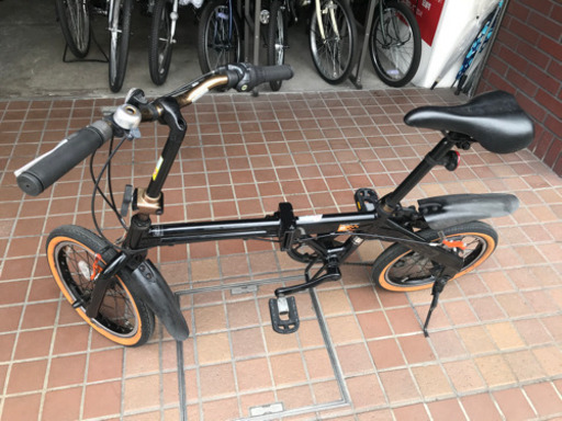 中古自転車 ブルーノ 2×8段変速 510MM ミニベロロード軽整備済み 防犯登録