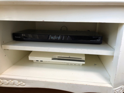 フィオーレ テレビ台 ヨーロッパ調家具 ホワイト家具 ロココ調家具