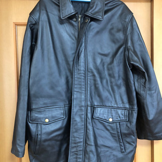 紳士　ラムレザーコート　LL