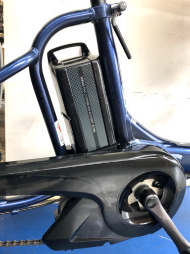 ヤマハ　パスキッスミニ　20インチ 3人乗り 8.7ah デジタル　電動自転車　電動アシスト　青