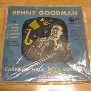 250【7in.レコード】ベニー・グッドマン　カーネギー・ホール