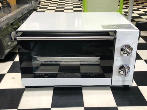 【リサイクルサービス八光　田上店　安心の1か月保証　配達・設置OK】PIERIA ピエリア DOT-1402 WH [ビックオーブントースター ホワイト]