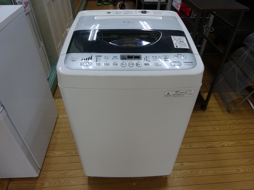【リサイクルサービス八光　田上店　安心の1か月保証　配達・設置OK】TOSHIBA 6.0kg 白く洗って低騒音 DDインバーター銀河 全自動洗濯機 ピュアホワイト AW-60SDF(W)