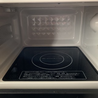 【東日本 50Hz専用】アイリスオーヤマ 電子レンジ 18L フラットテーブル ミラーガラス ブラック IMB-FM18-5の画像