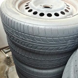 15インチタイヤ付きホイール4本セット