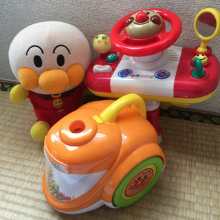 【アンパンマン3点セット！最終価格！！】知育玩具 おもちゃ 他まとめて♪の画像