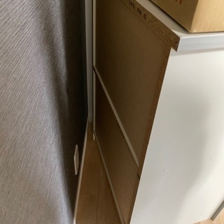 ミニ食器棚　キッチン収納　ホワイトの画像