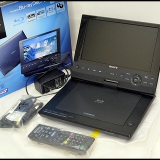 美品 SONY ソニー BDP-SX910 ポータブルブルーレイディスク BD,DVDプレーヤー 9V型 2017年製 中古