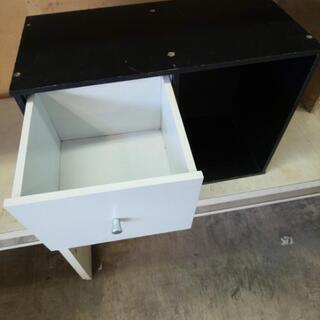 商談中！収納棚   ラック  引き出し  モノトーンの画像