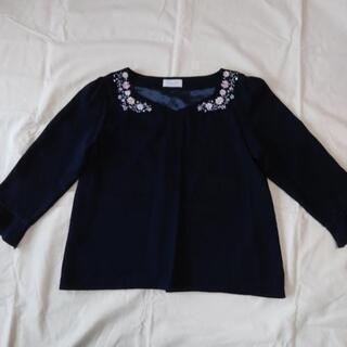 美品！ブラウス(LODISPOTTO  紺色)