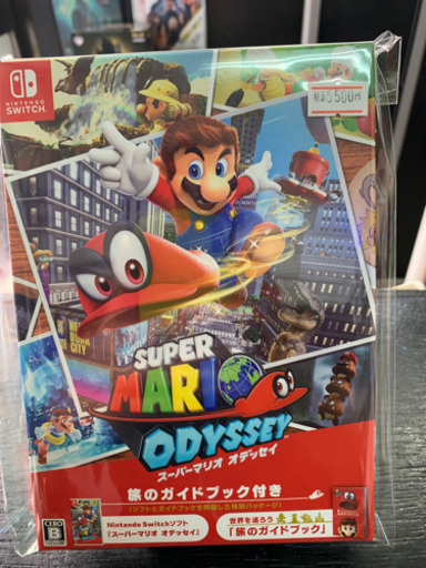 新品 スーパーマリオオデッセイ 旅のガイドブック付き ニンテンドースイッチ