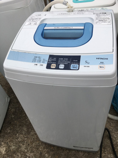 中古品　HITACHI　洗濯機　5.0kg　2012年製　NW-5MR