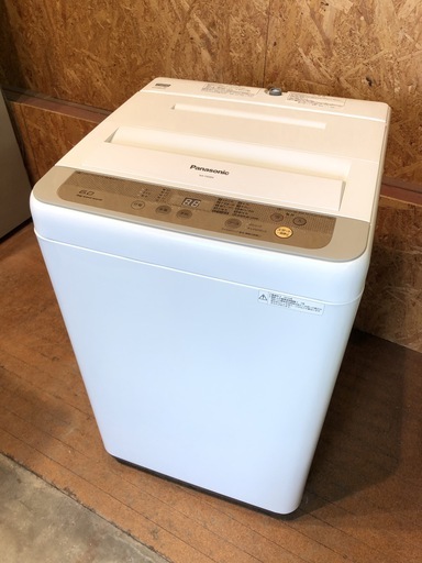 【管理KRS188】Panasonic 2016年 NA-F60B09 6.0kg 洗濯機
