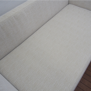 【良品】２Pソファ アーバン通商 アイボリー 幅163 奥行79 高さ68cm IA35