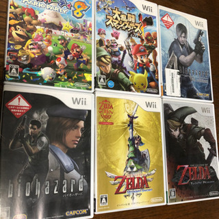 すぐに遊べるwii＋ソフト7本！！の画像