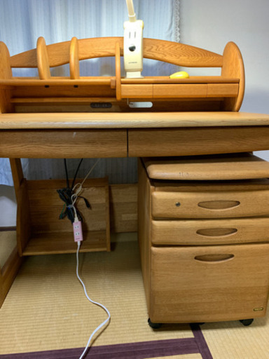 美品全部天然無垢maruni学習机セット