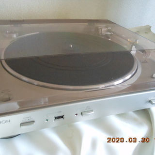 レコードプレーヤーDENON DP-200USB（値下げしました...