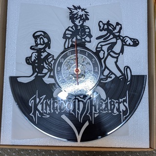 キングダムハーツ　レコード掛け時計　新品　07