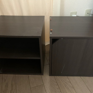 収納　カラーボックス　ブラウンの画像