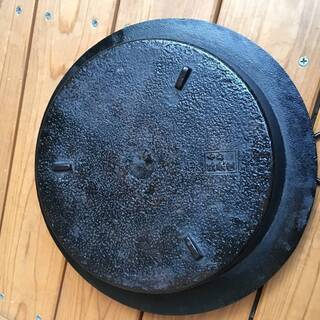 南部鉄 ぶんぶく茶がま風 すき焼き鍋 実用品 高級南部鉄器　岩鋳  丸型 大 25ｃｍ 日本製 IH使用可の画像