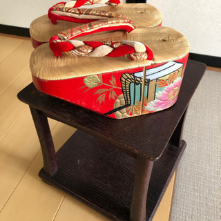 アンティーク　レトロ　骨董　ぽっくり　七五三　女の子