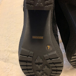 新品★Lサイズ★500円★ブラック★ロングブーツの画像