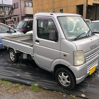 軽トラ　スズキ　キャリー エアコン　パワステ　車検付き！
