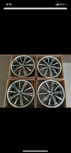 18インチアルミホイール☆Stich PL-01☆４本☆程度良好♪プリウスなど