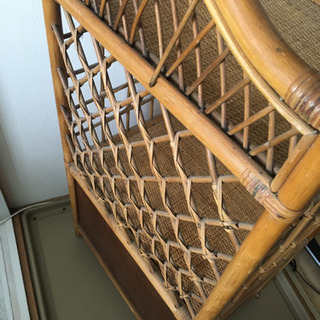 ラタン　家具　藤家具　チェスト　引き出しの画像