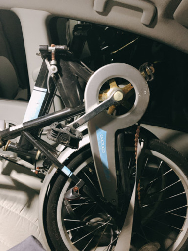 canoro お手軽折りたたみ自転車　鍵付