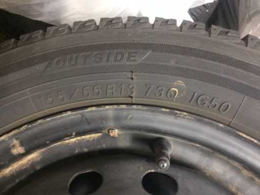 YOKOHAMA スタッドレス　ig50 プラス　155/65/13