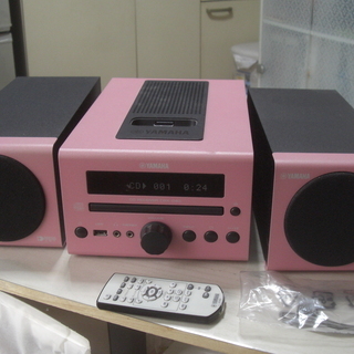 YAMAHA マイクロコンポーネントシステム (ピンク) MCR...
