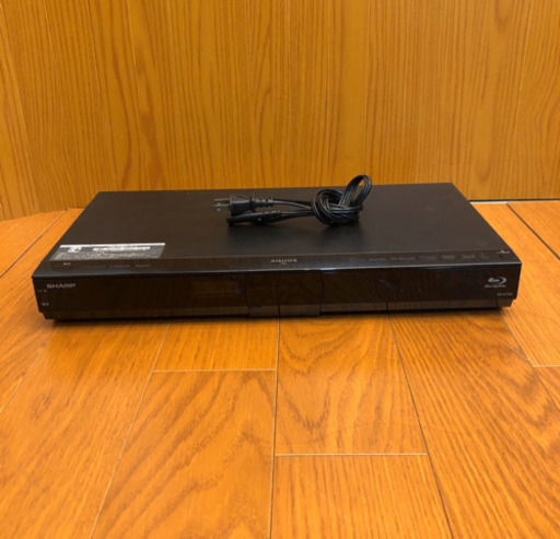 ★完動品★SHARP HDD1TB 2番組同時録画BD-W1200 2番組同時録画W録画対応 外付HDD対応 Blu-rayレコーダー岡山発（A261）AKARI