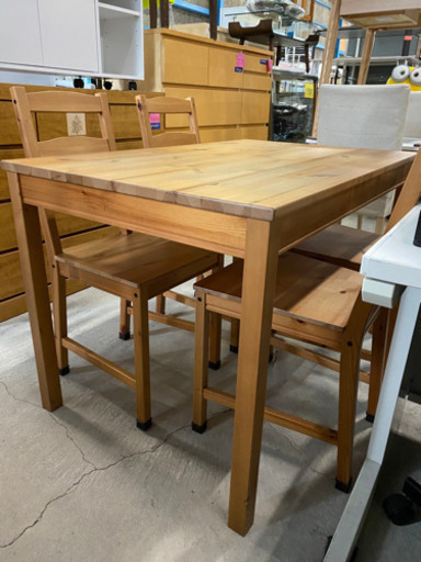 配送致します！IKEA イケア ダイニングテーブル イス×4脚 セット オススメです！