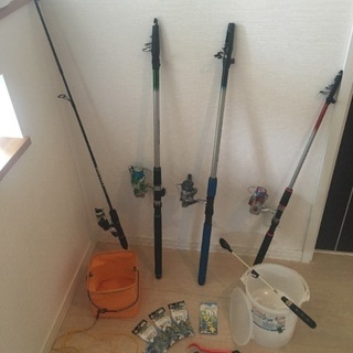 釣竿・釣り道具いろいろ