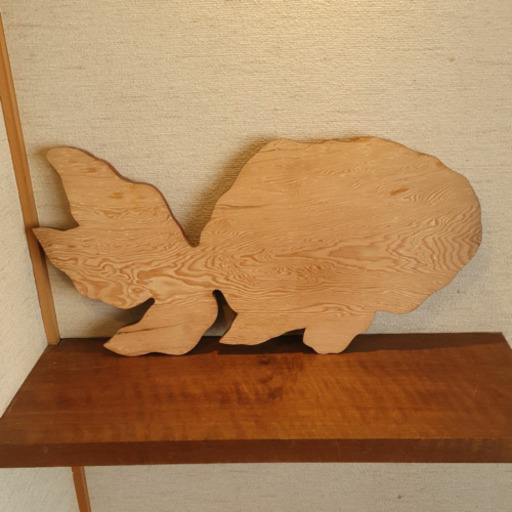 レトロ看板 金魚 薬屋 木製　アンティーク　
