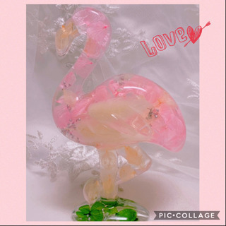 クリスタルアートリウムのフラミンゴ🦩