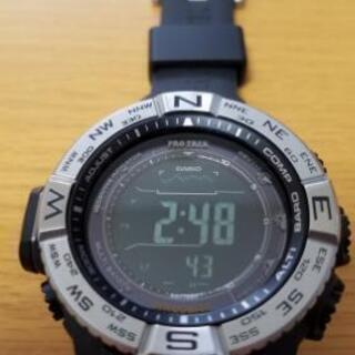 カシオ　プロトレック　中古美品　ベルト新品