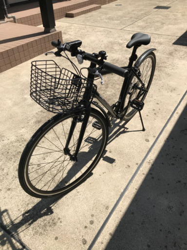 元値付属品込み45000円　エントリーモデルクロスバイク黒