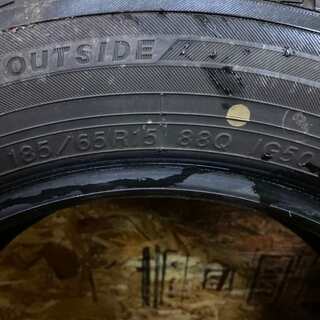 YOKOHAMA ice GUARD iG50 PLUS 185/65R15 15インチ スタッドレス 4本 2018年製 ティーダ ノート デミオ等　(TB166) クレジットカード QR決済可能