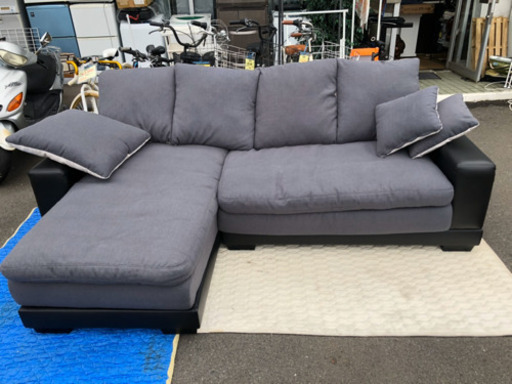 ニトリ　Ｌ字カウチソファー　中古　リサイクルショップ宮崎屋20.3.31 佐土原駅前店