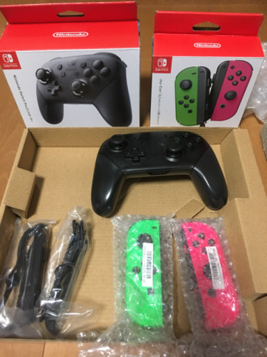 6点セット スイッチ 本体 任天堂 ニンテンドースイッチ本体 ネオンブルー ネオンレッド Nintendo Switch 