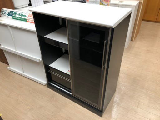 古賀家具　スライド扉キッチンボード