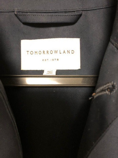 TOMORROWLAND コットンボンディングフーデッドコート