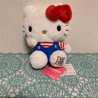 【ハローキティ】ぬいぐるみ【おまけストラップ】の画像