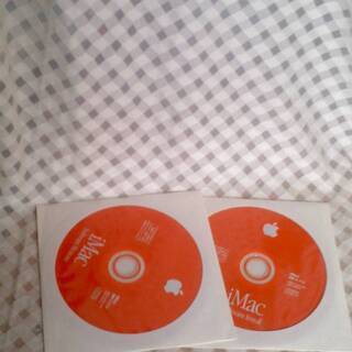 Apple　iMac DVモデル9.0 2枚　キッドピクス スタジオ　iMovie1.0.1　Adobe Page Mill3.0　Kai's Photo Soap2　日本語版　ソフトウェアの画像