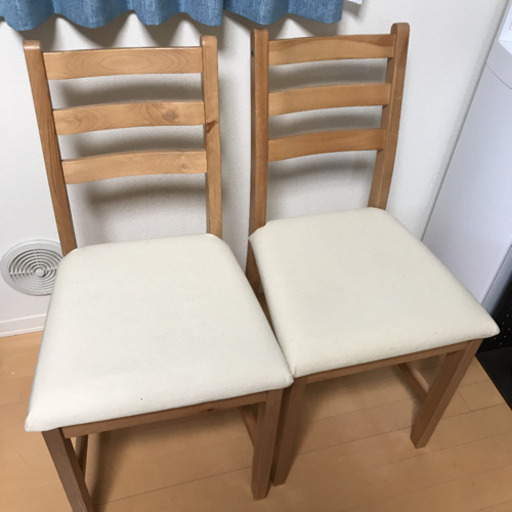 【お譲り先決定】IKEA ダイニングテーブル ＆ イス2脚